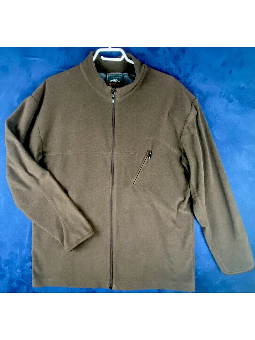 Pacific Trail outdoor wear Fleece Full Zip Brown Men’s Large
